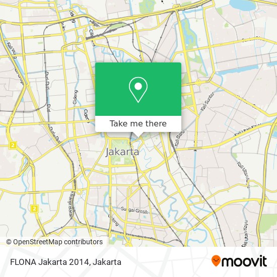 FLONA Jakarta 2014 map