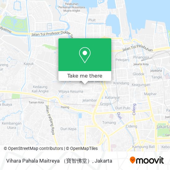Vihara Pahala Maitreya （寶智佛堂） map
