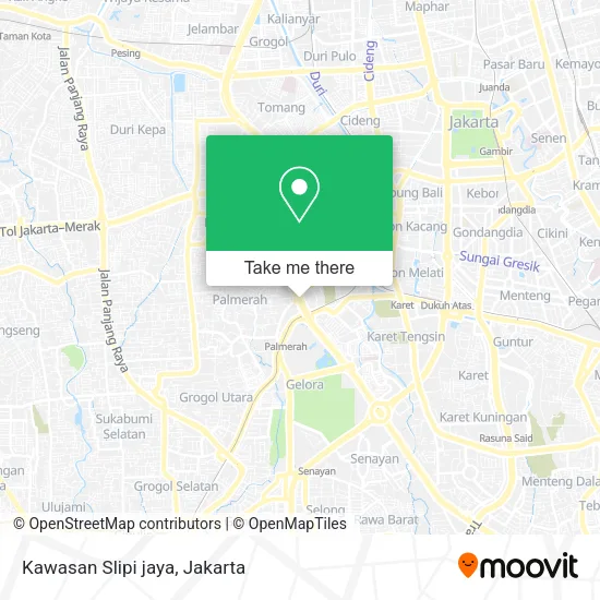 Kawasan Slipi jaya map