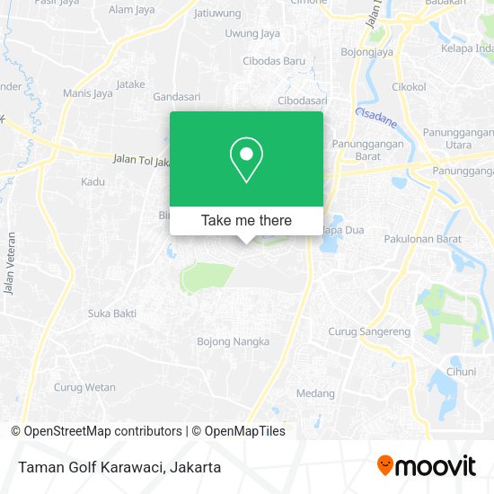 Taman Golf Karawaci map