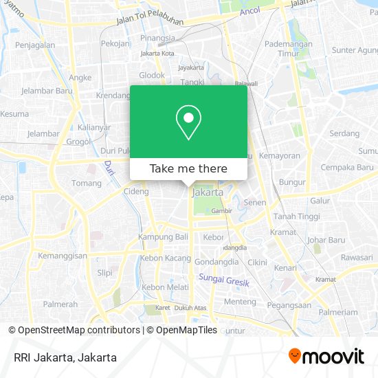 RRI Jakarta map