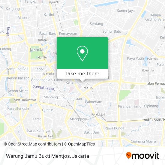 Warung Jamu Bukti Mentjos map