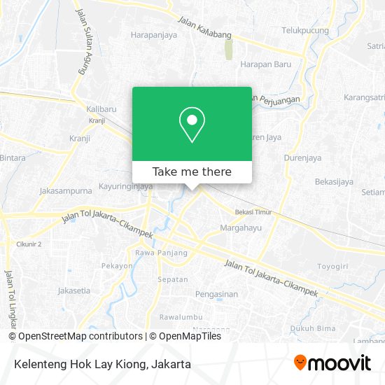 Kelenteng Hok Lay Kiong map