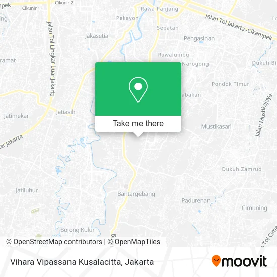 Vihara Vipassana Kusalacitta map