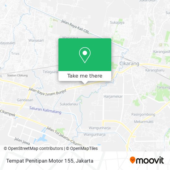 Tempat Penitipan Motor 155 map