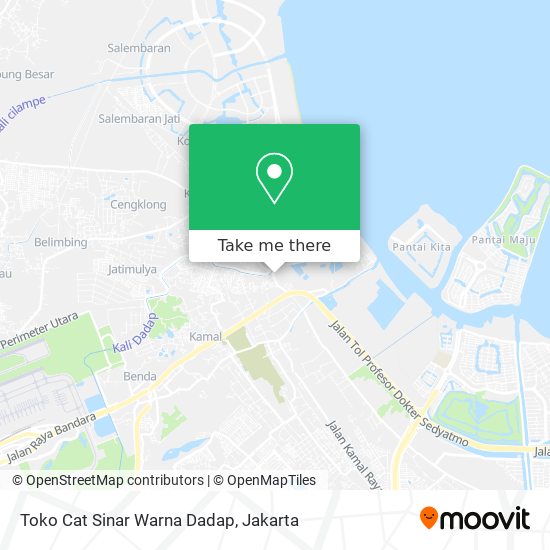 Toko Cat Sinar Warna Dadap map