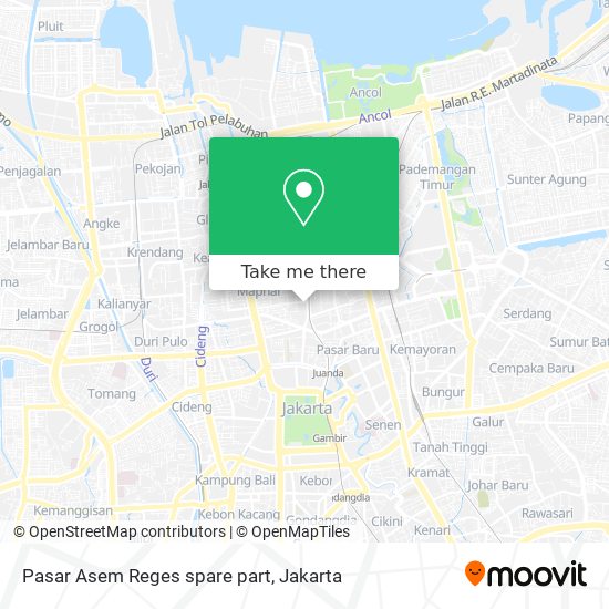 Pasar Asem Reges spare part map