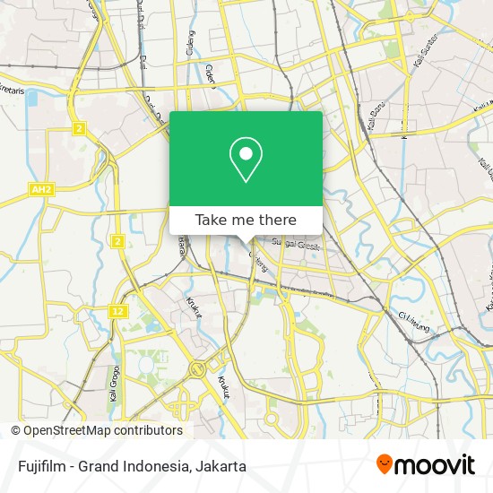 Fujifilm - Grand Indonesia map