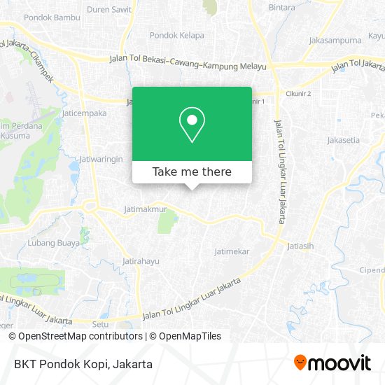 BKT Pondok Kopi map