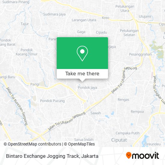 Bintaro Exchange Jogging Track map