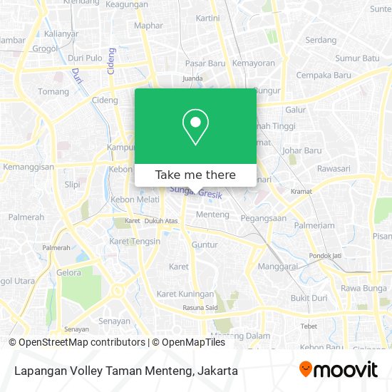 Lapangan Volley Taman Menteng map