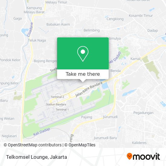 Telkomsel Lounge map