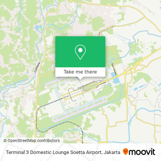 Terminal 3 Domestic Lounge Soetta Airport map