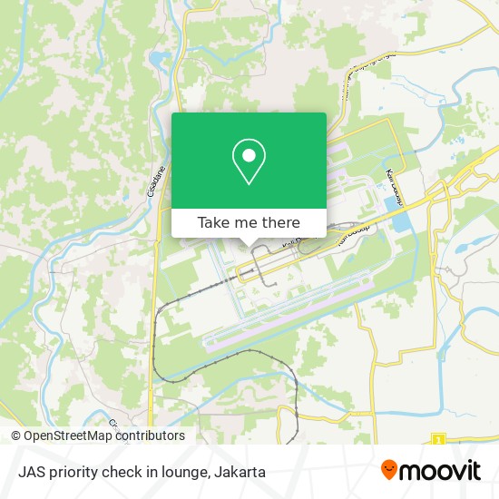 JAS priority check in lounge map