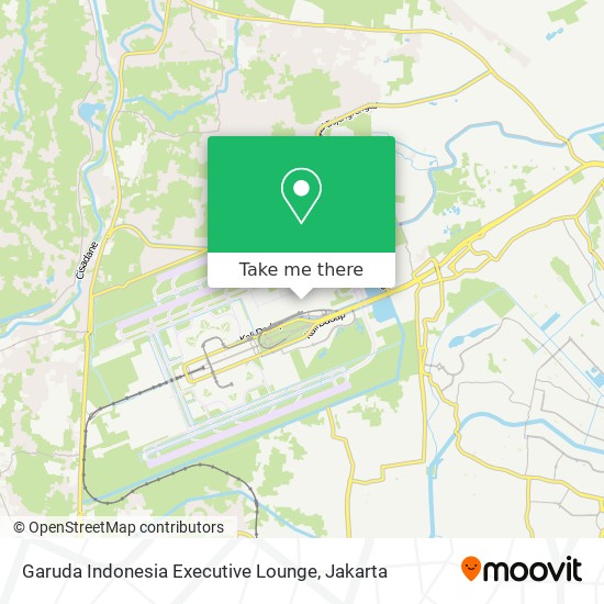 Garuda Indonesia Executive Lounge map