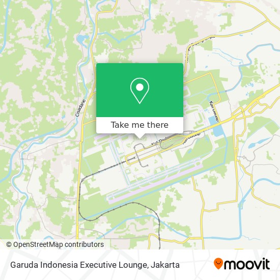 Garuda Indonesia Executive Lounge map