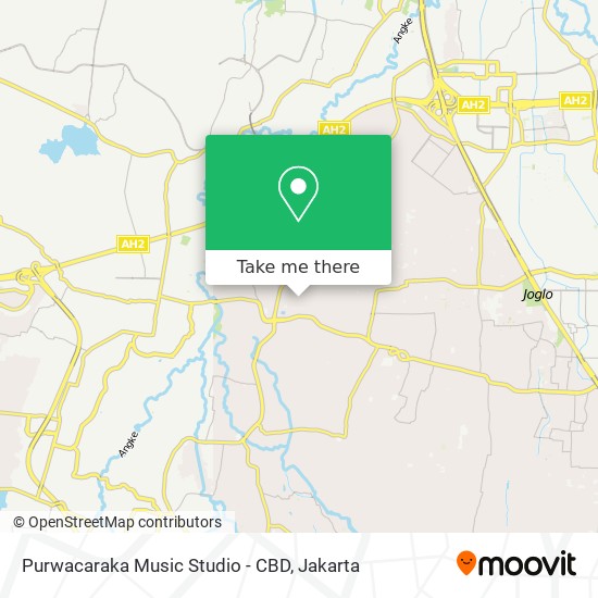 Purwacaraka Music Studio - CBD map