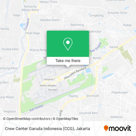 Crew Center Garuda Indonesia (CCG) map