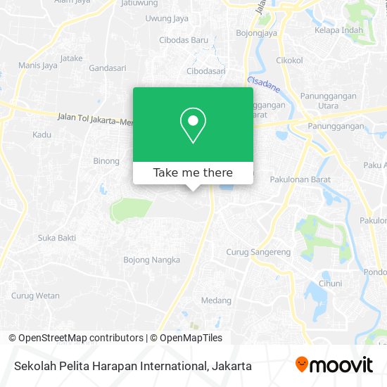Sekolah Pelita Harapan International map