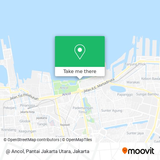 @ Ancol, Pantai Jakarta Utara map