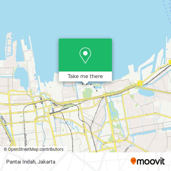 Pantai Indah map