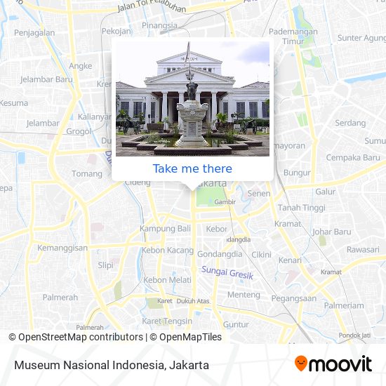 Museum Nasional Indonesia map