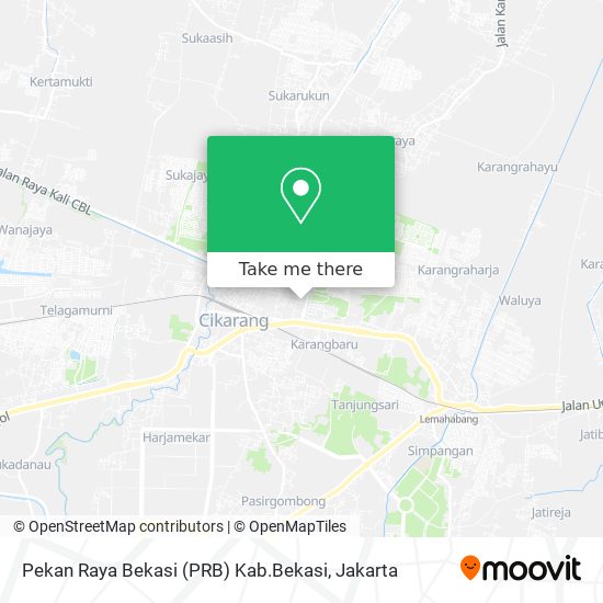 Pekan Raya Bekasi (PRB) Kab.Bekasi map