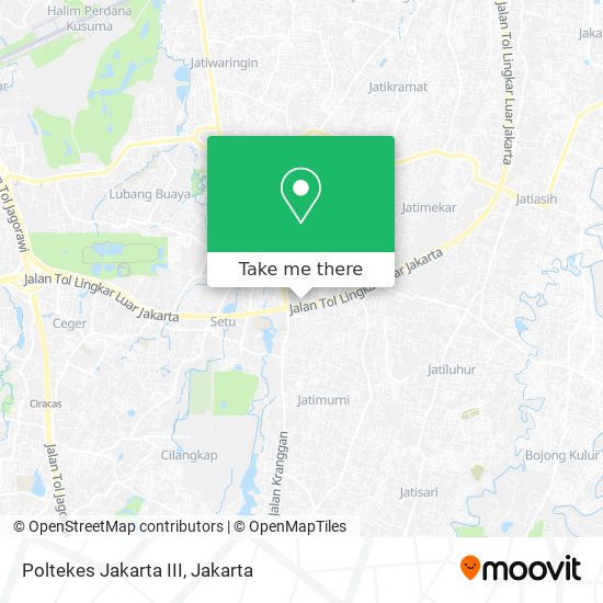 Poltekes Jakarta III map