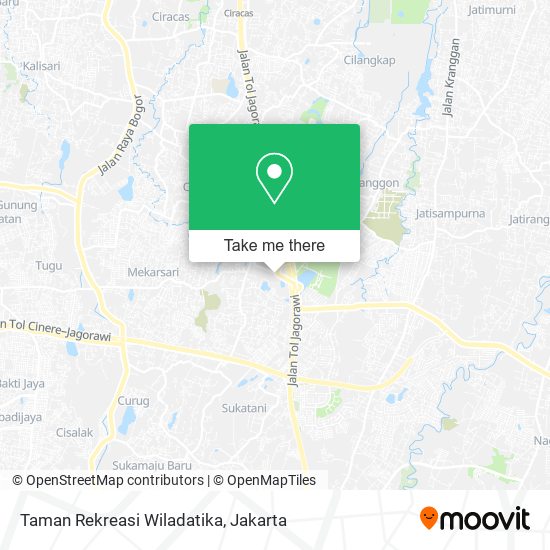 Taman Rekreasi Wiladatika map