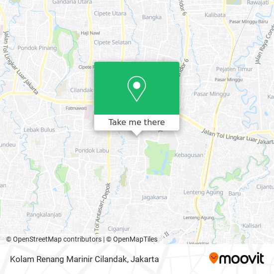 Kolam Renang Marinir Cilandak map