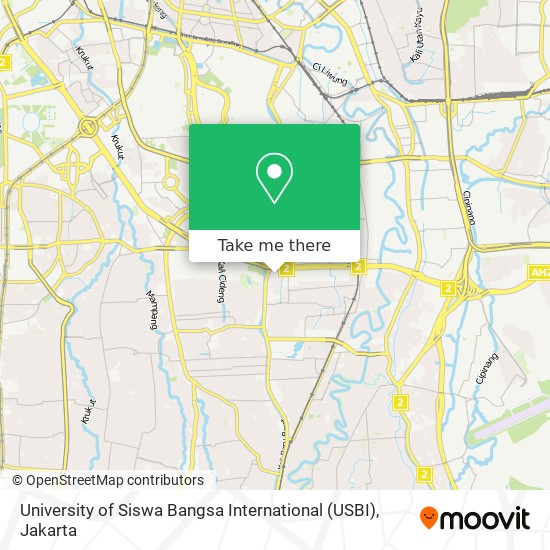 University of Siswa Bangsa International (USBI) map