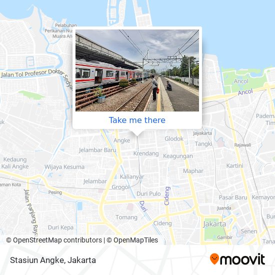 Stasiun Angke map