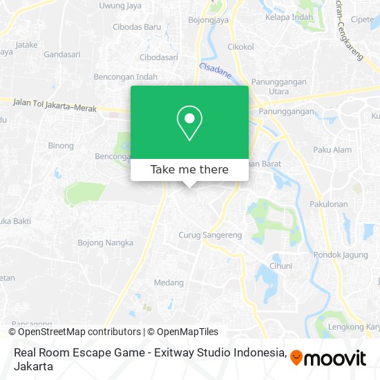 Real Room Escape Game - Exitway Studio Indonesia map