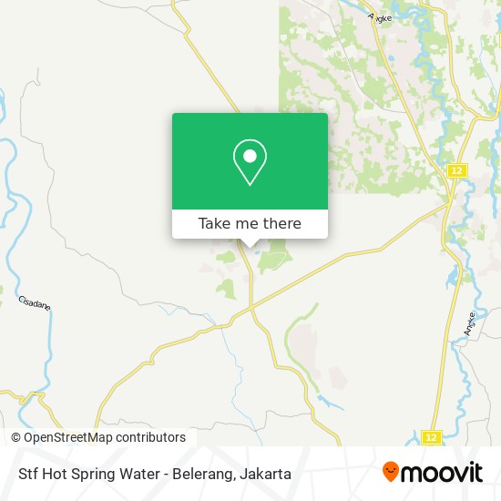 Stf Hot Spring Water - Belerang map