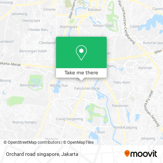 Orchard road singapore map
