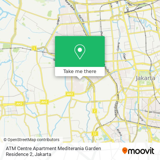 ATM Centre Apartment Mediterania Garden Residence 2 map