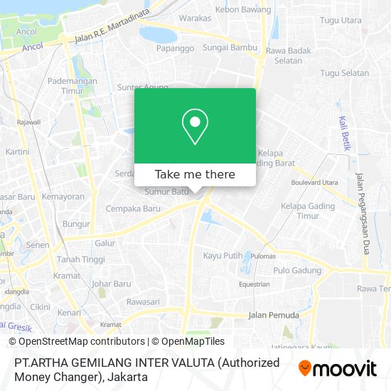 PT.ARTHA GEMILANG INTER VALUTA (Authorized Money Changer) map