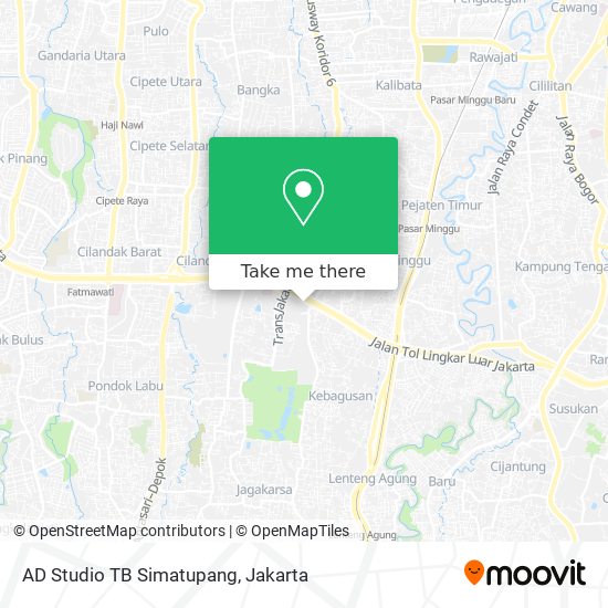 AD Studio TB Simatupang map