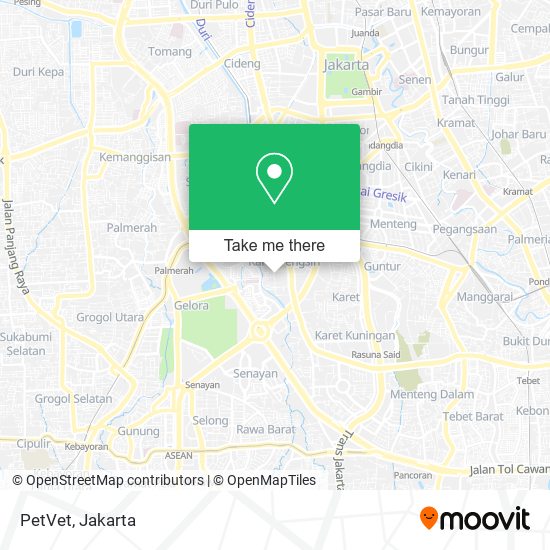 PetVet map