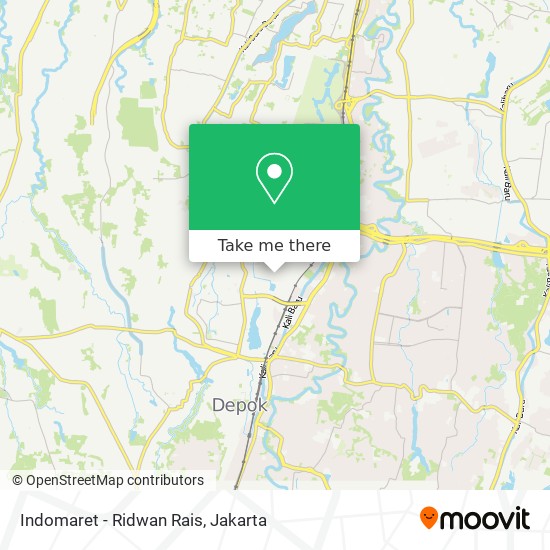 Indomaret - Ridwan Rais map