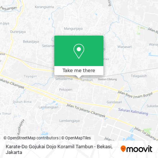 Karate-Do Gojukai Dojo Koramil Tambun - Bekasi map