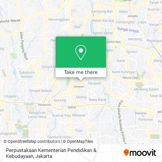 Perpustakaan Kementerian Pendidikan & Kebudayaan map