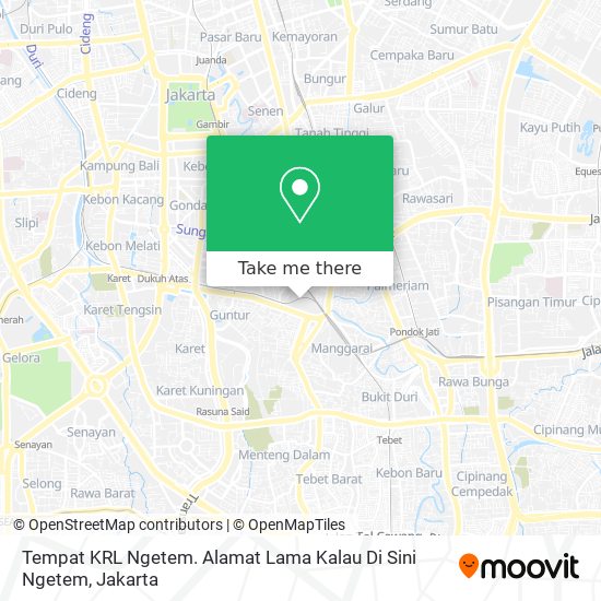 Tempat KRL Ngetem. Alamat Lama Kalau Di Sini Ngetem map