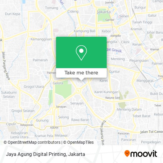 Jaya Agung Digital Printing map