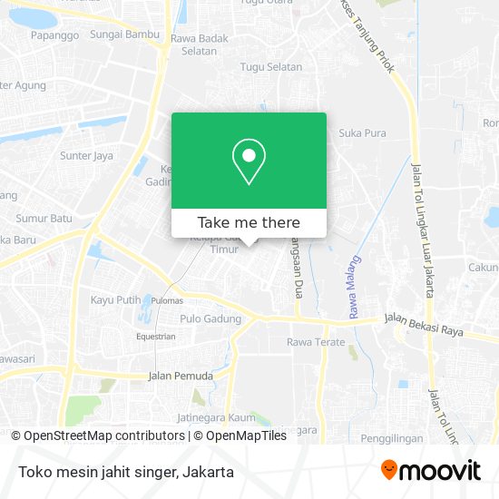 Toko mesin jahit singer map