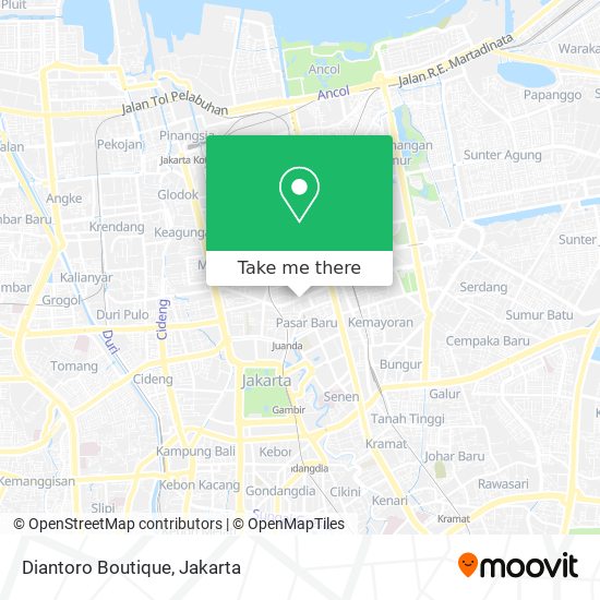 Diantoro Boutique map