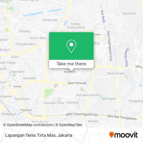 Lapangan Tenis Tirta Mas map