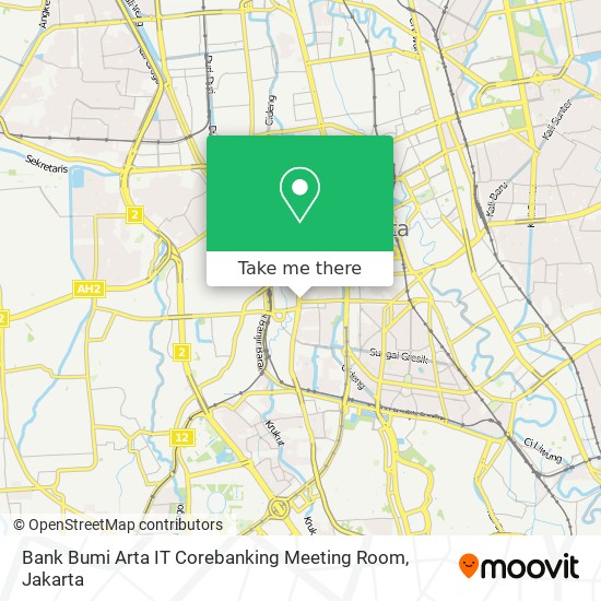 Bank Bumi Arta IT Corebanking Meeting Room map