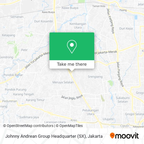 Johnny Andrean Group Headquarter (SX) map