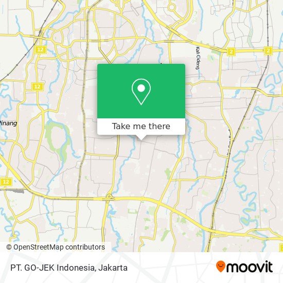 PT. GO-JEK Indonesia map